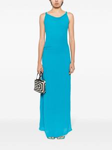 faithfullthebrand Faithfull the Brand Palermo maxi-jurk van linnenblend - Blauw