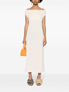 louloudesaison LouLou de Saison Katoenen midi-jurk - Beige
