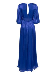 Costarellos Brennie georgette jurk - Blauw