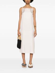 louloudesaison LouLou de Saison Sulum zijden maxi-jurk - Beige