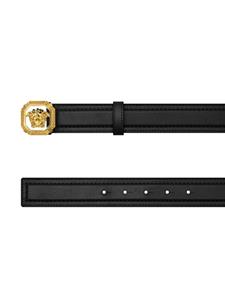Versace Leren riem - Zwart