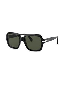 Persol Zonnebril met vierkant montuur - Zwart