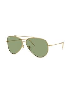 Ray-Ban Reverse zonnebril met piloten montuur - Goud