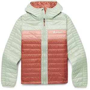 Cotopaxi Capa Insulated Hooded Isolatiejas Dames Green Tea/Faded Brick