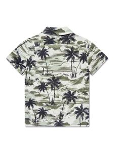 monclerenfant Moncler Enfant Katoenen shirt met palmboomprint - Groen