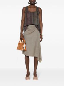 Litkovskaya Asymmetrische midi-rok - Beige