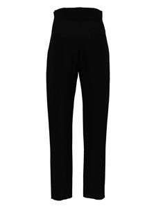 KHAITE High-waist broek - Zwart
