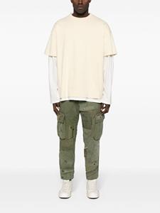 greglauren Greg Lauren Broek met patchwork - Groen
