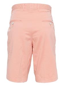 BOSS Bermuda shorts met logopatch - Roze