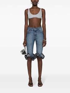 Coperni mid-rise cropped jeans - Blauw