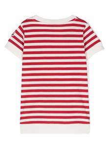 monclerenfant Moncler Enfant T-shirt met geborduurd logo - Wit