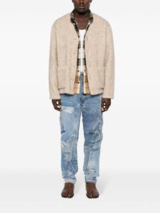 greglauren Greg Lauren Jeans met patchwork - Blauw