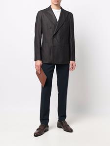 Incotex Broek met toelopende pijpen - Blauw