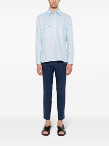 PT Torino pressed-crease trousers - Blauw