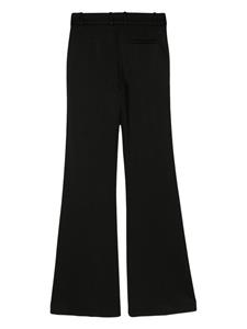 JOSEPH Mid waist flared broek - Zwart