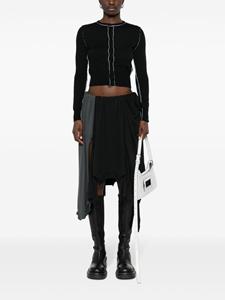 acnestudios Acne Studios Rok met patchwork - Grijs