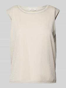 s.Oliver Mesh-Top, aus Metallic-Mesh