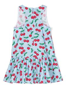 chiaraferragnikids Chiara Ferragni Kids Jurk met ruches - Blauw