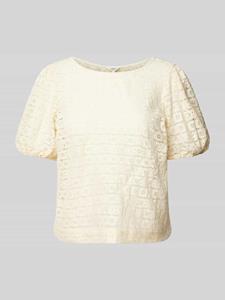 Object Blousetop met etskanteffect, model 'CENNI'