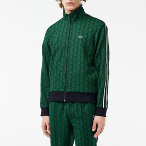 Lacoste Sweatjacke Herren Sweatjacke mit Monogramm-Print (1-tlg)