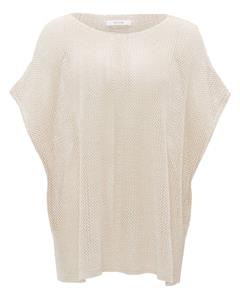 Opus Gebreid shirt met ajourpatroon, model 'AGOLDI CAPE'