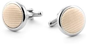 Suitable Zijde Manchetknoop Champagne F10 -