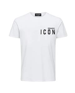 Dsquared2 Icon Maglietta T-Shirt Kids Wit - 