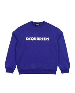 Dsquared2 Relax Felpa Sweater Kids Blauw/Wit - 