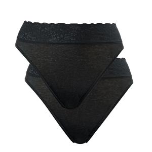 Calida 2-Pack tai slip, zwart