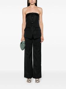 Nanushka Lanai pantalon - Zwart