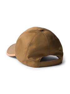Prada Honkbalpet met logo - Bruin