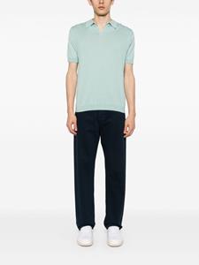 johnsmedley John Smedley Sweater met halve rits - Groen