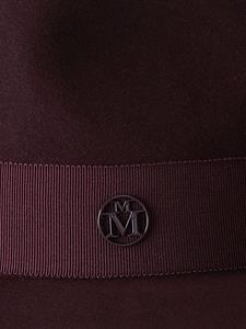 maisonmichel Maison Michel Fedora hoed - Rood