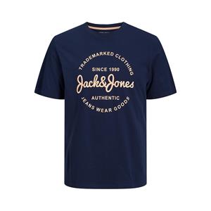 JACK&JONES T-shirt met ronde hals en logo