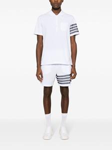 thombrowne Thom Browne Gestreepte piqué shorts - Wit