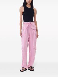 GANNI Cargo broek - Roze