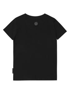 philipppleinjunior Philipp Plein Junior T-shirt met teddybeerprint - Zwart