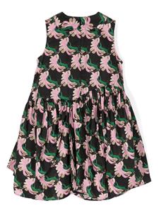 jnbybyjnby jnby by JNBY Katoenen jurk met bloemenprint - Zwart