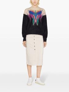 marantétoile MARANT ÉTOILE Denim midi-rok - Beige