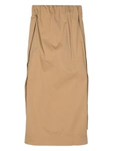 SA SU PHI Gilda step-hem midi skirt - Bruin