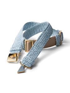 Prada Gevlochten gespriem - Blauw