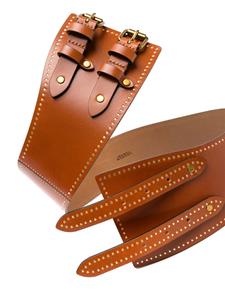 ISABEL MARANT Riccia leather belt - Bruin