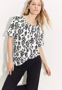 Cecil Carmen blouse met print