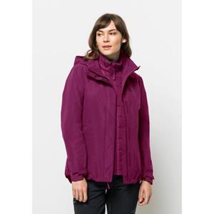 Jack Wolfskin 3-in-1-Funktionsjacke "GEISSHORN 3IN1 JKT W", (2 teilig), mit Kapuze