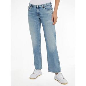 Tommy Jeans Bequeme Jeans "LW STR BH4116", mit Ledermarkenlabel