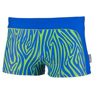 BECO zebra vibes zwemboxer | blauw/groen |**