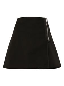 Courrèges Modular cotton miniskirt - Groen