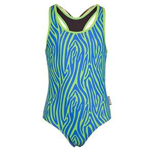 BECO zebra vibes badpak | blauw/groen |