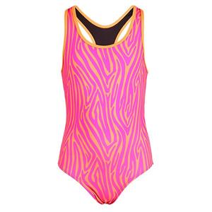 BECO zebra vibes badpak | roze/oranje |