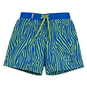 BECO zebra vibes zwemshorts | blauw/groen |